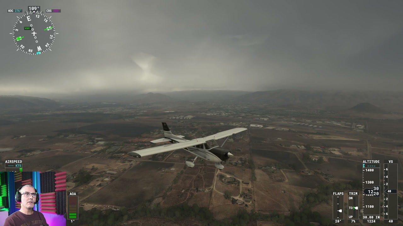 Flight on PilotEdge for CAT 3 rating.