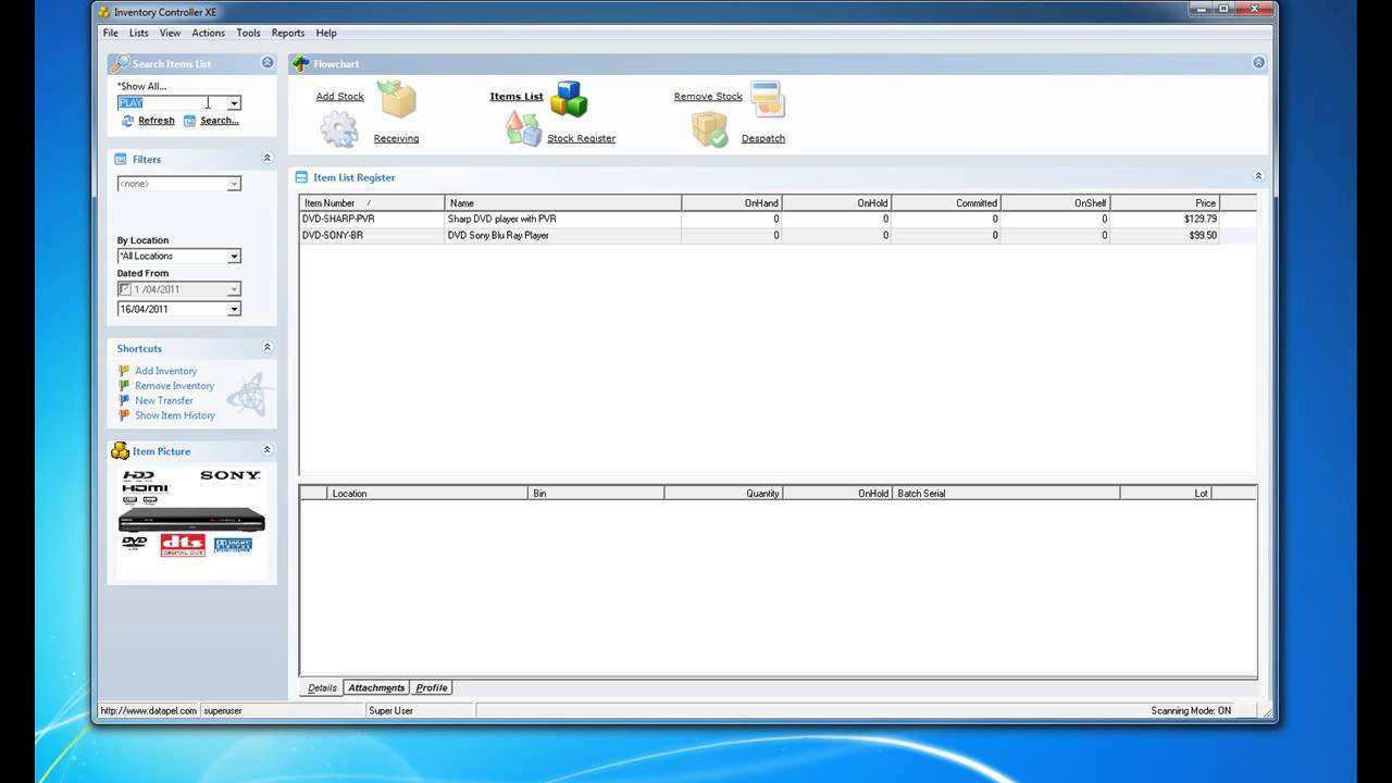 ICXE - Basic Inventory Workflows