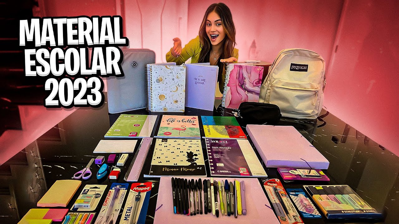 MEU MATERIAL ESCOLAR COMPLETO 2023 (3º ANO ENSINO MÉDIO) | MILA FLORENCIO
