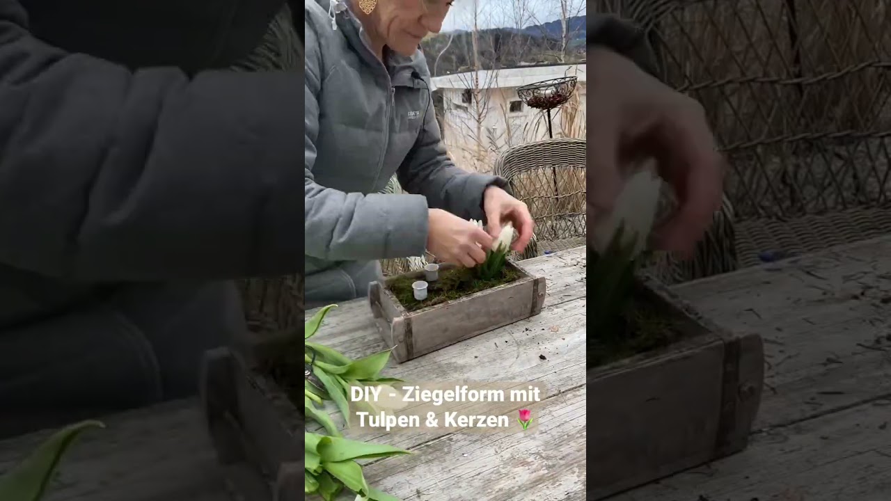 So geht's: Ziegelform mit #tulpen 🌷 - TOP #fr&uuml;hlingstrend 2023 🤩