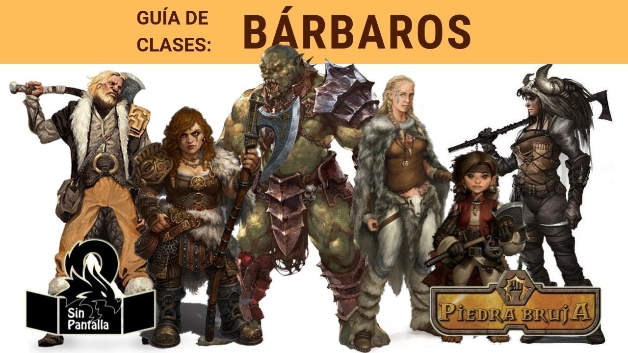 💥D&D 5e💥 Juega rol con BÁRBAROS ⛏️ Guía 1/13 para Clases de Personaje del DUNGEONS AND DRAGONS