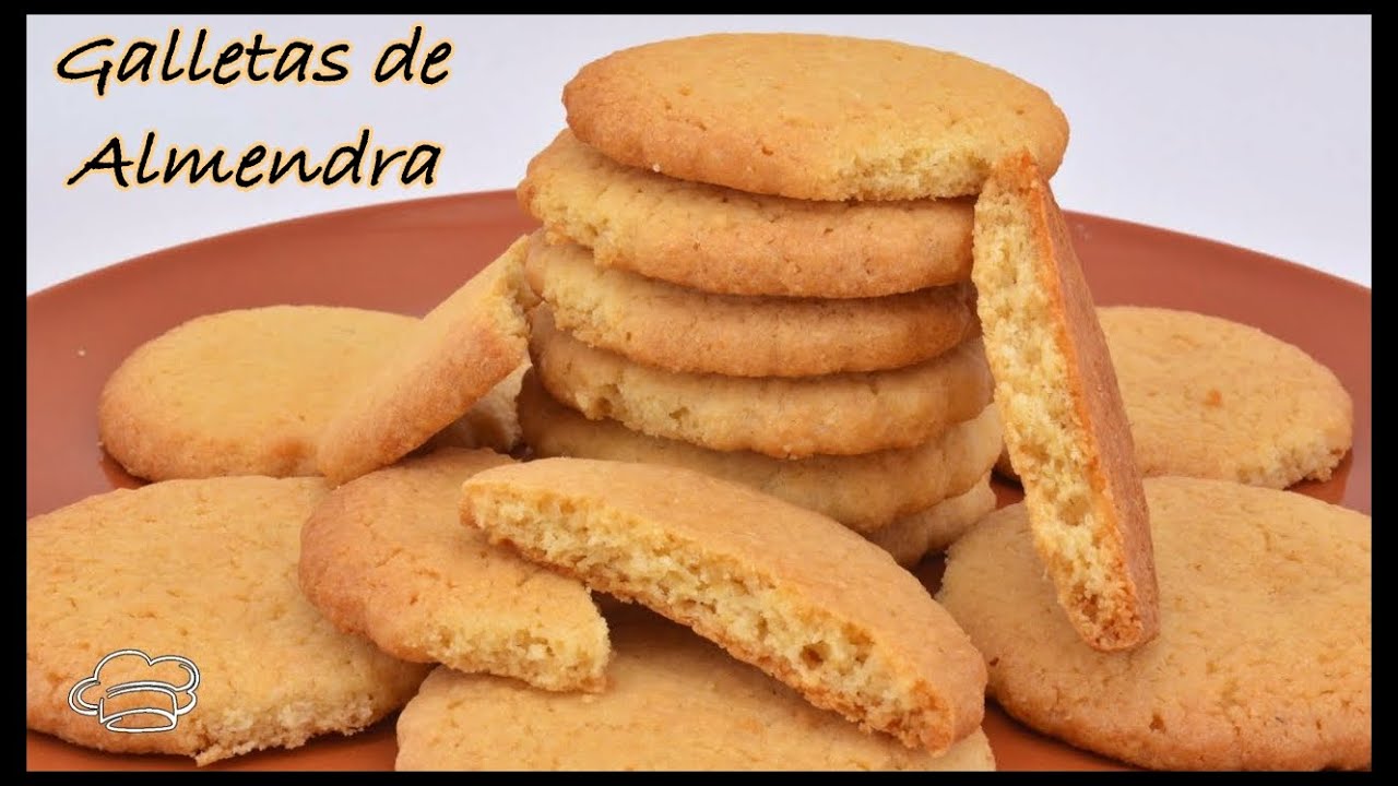 Galletas de almendra muy crocantes - Recetas de Javier Romero - pasta de almendra