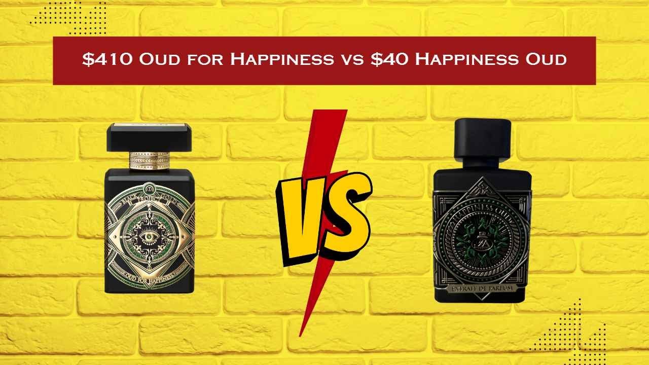 Initio Oud For Happiness Vs FA Paris Happiness Oud