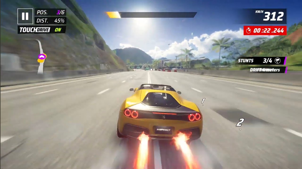 #asphaltlegendsunite    #ferrarij50 career mode 4stages
