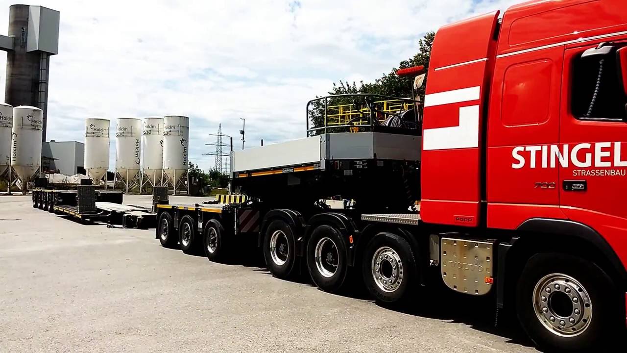 Schwertransport Volvo L350F