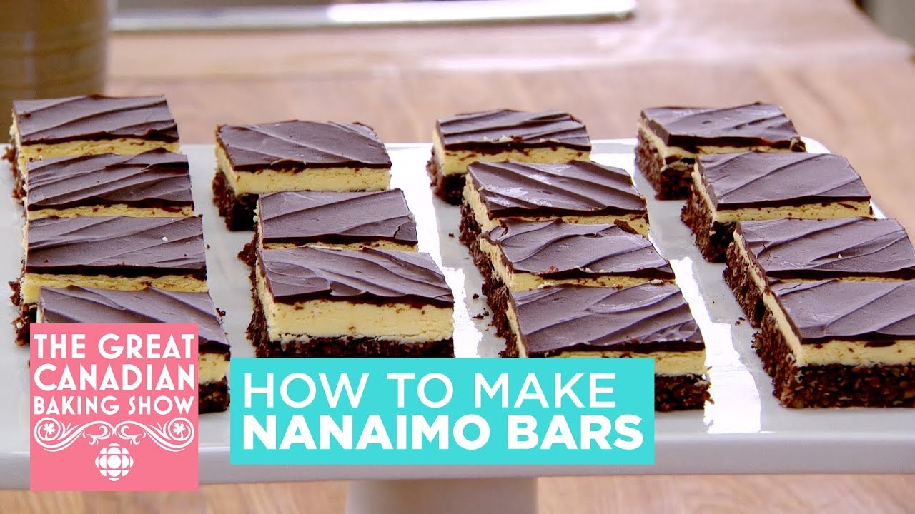 Как приготовить батончики «Нанаймо» | The Great Canadian Baking Show