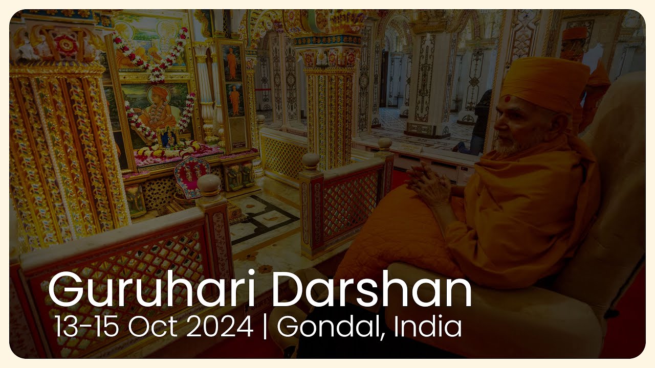 Guruhari Darshan, 13-15 Oct 2024, Gondal, India