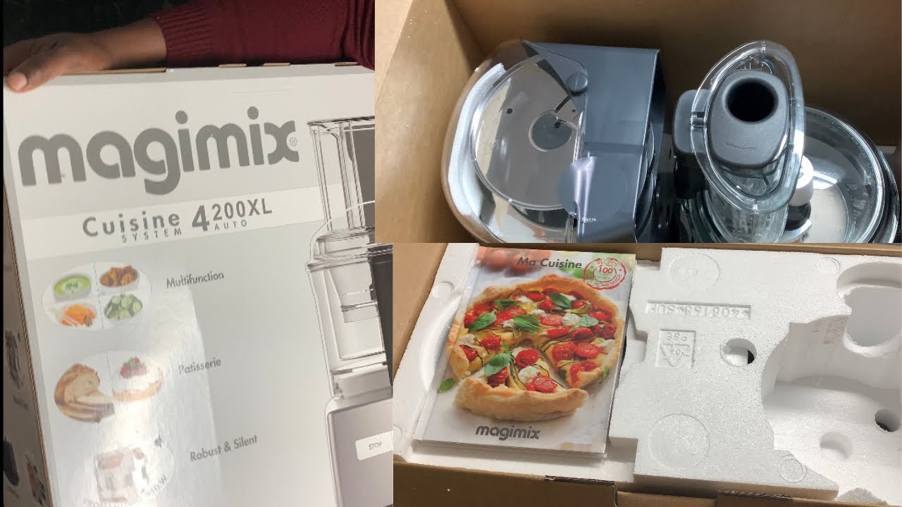 Unboxing Magimix 4200XL Food Processor Satin