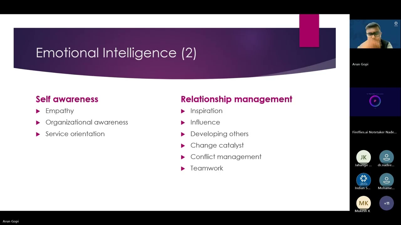 Leadership Excellence in managing HSE by Dr Arun Gopi