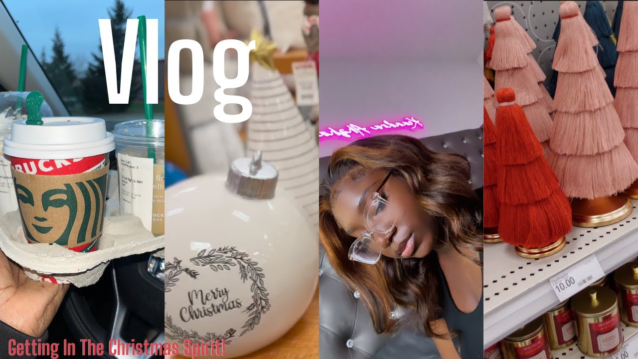 Vlog | Getting In The Christmas Spirit After Surviving Covid |Trying Starbucks Holiday Drinks & More