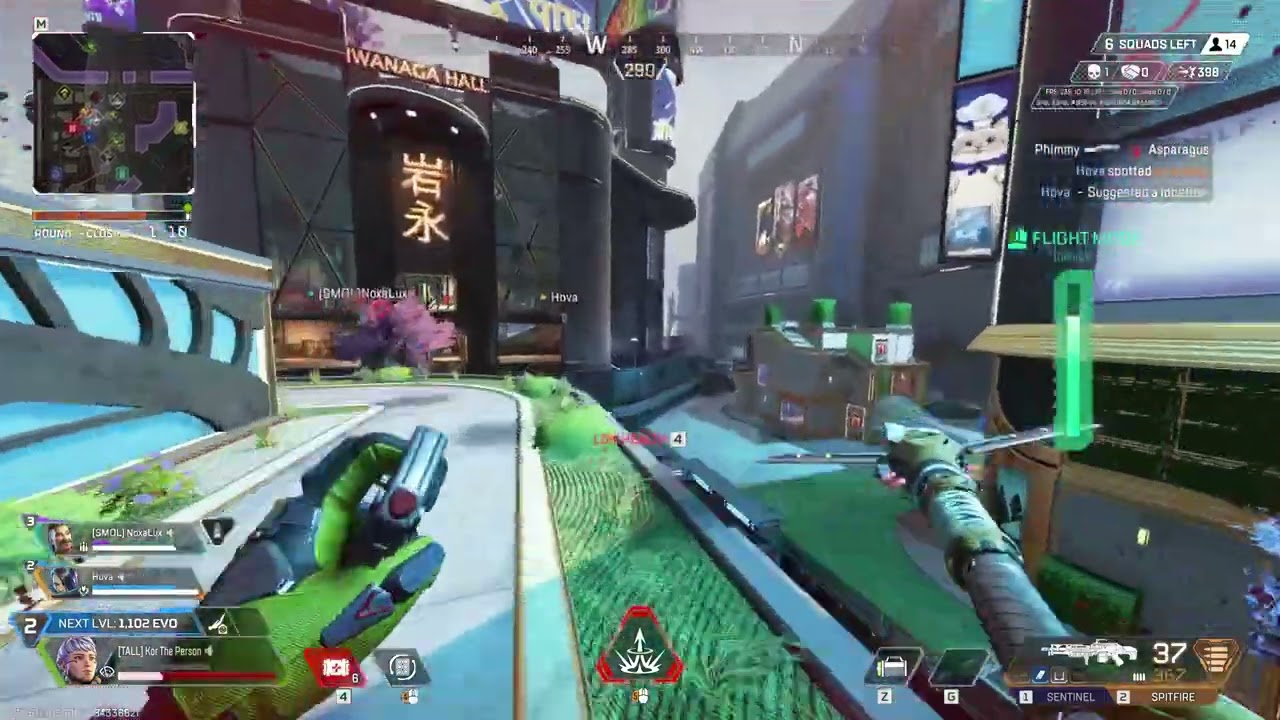 Sentinel quickscope headshot to save myself Apex Legends 02102026