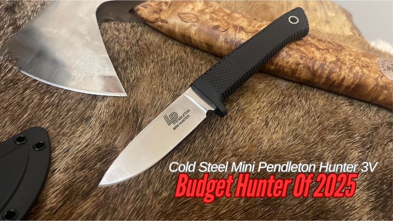 The Budget Hunting Knife I wish existed when I started hunting! Cold Steel Pendleton Hunter 3v