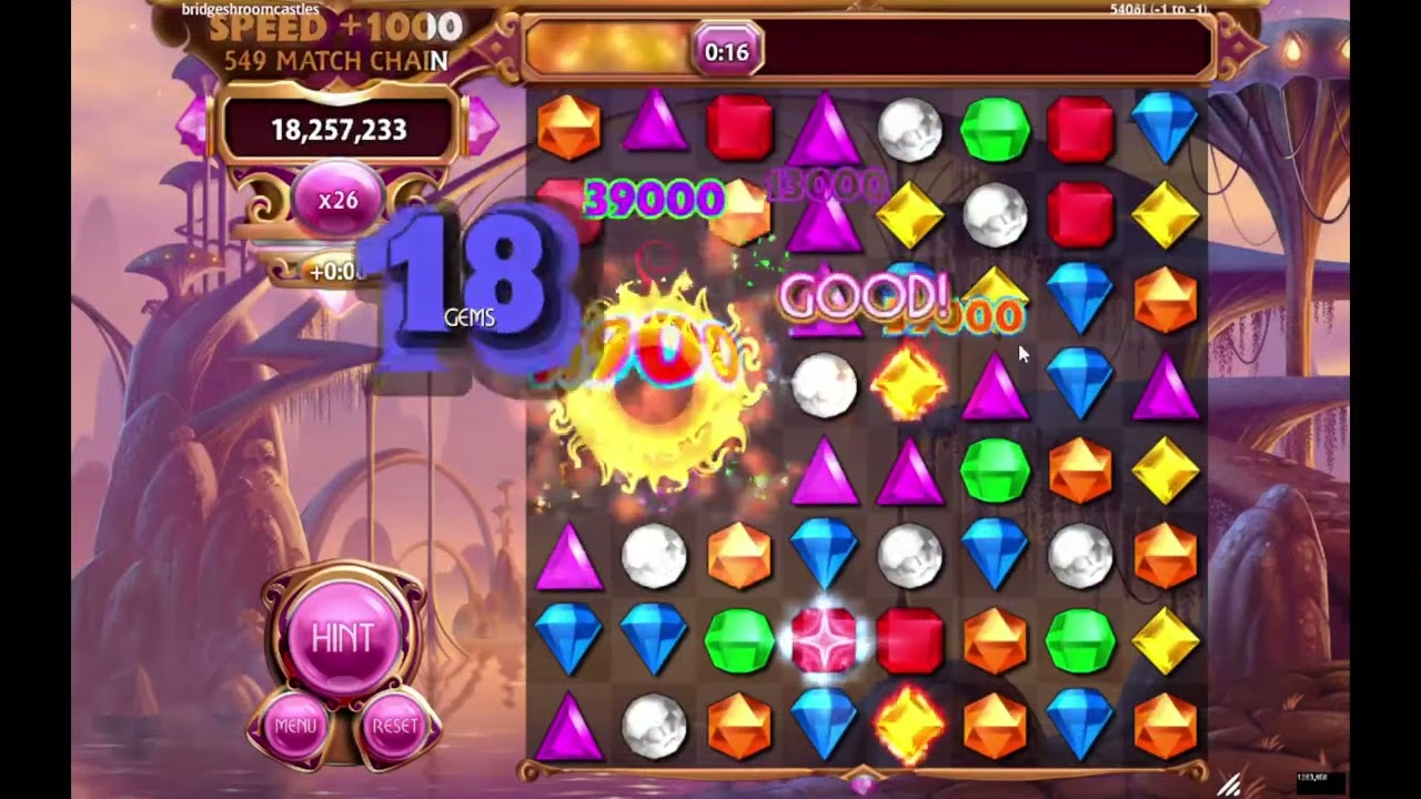 Bejeweled 3 - Lightning 50,791,200 @ x44 [World Record - No Major Glitches]