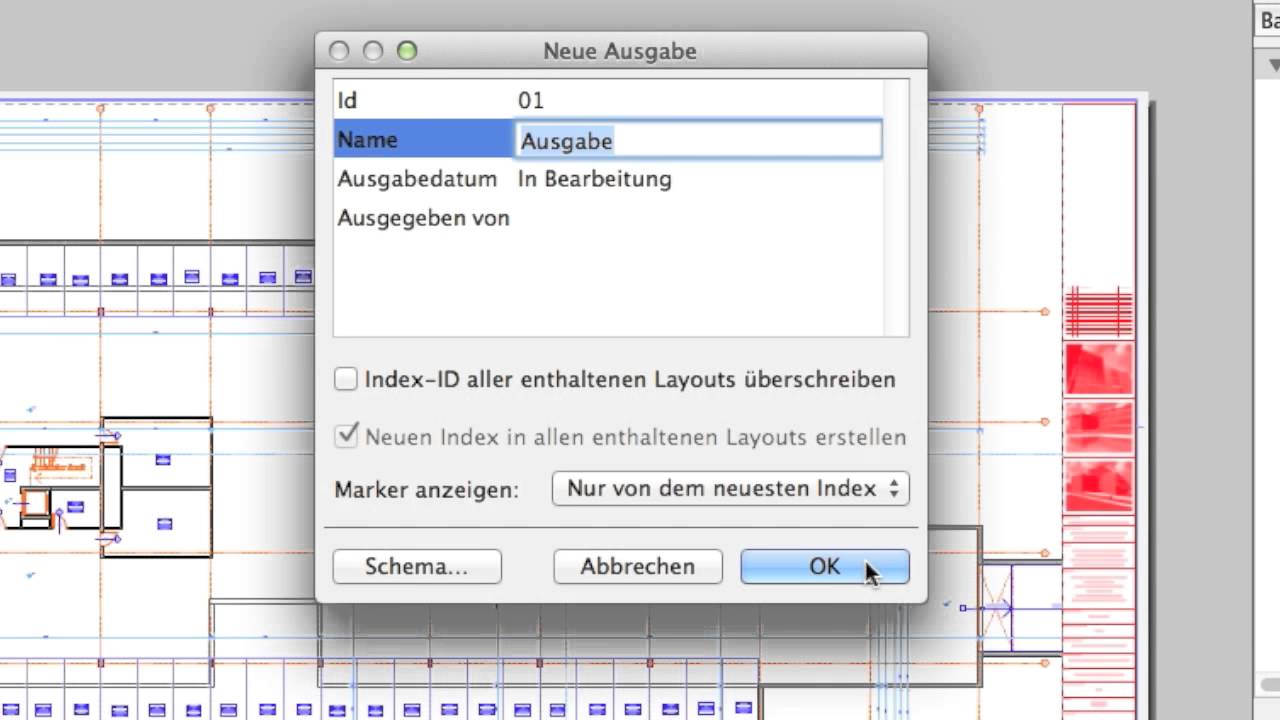 Die erste Ausgabe erstellen