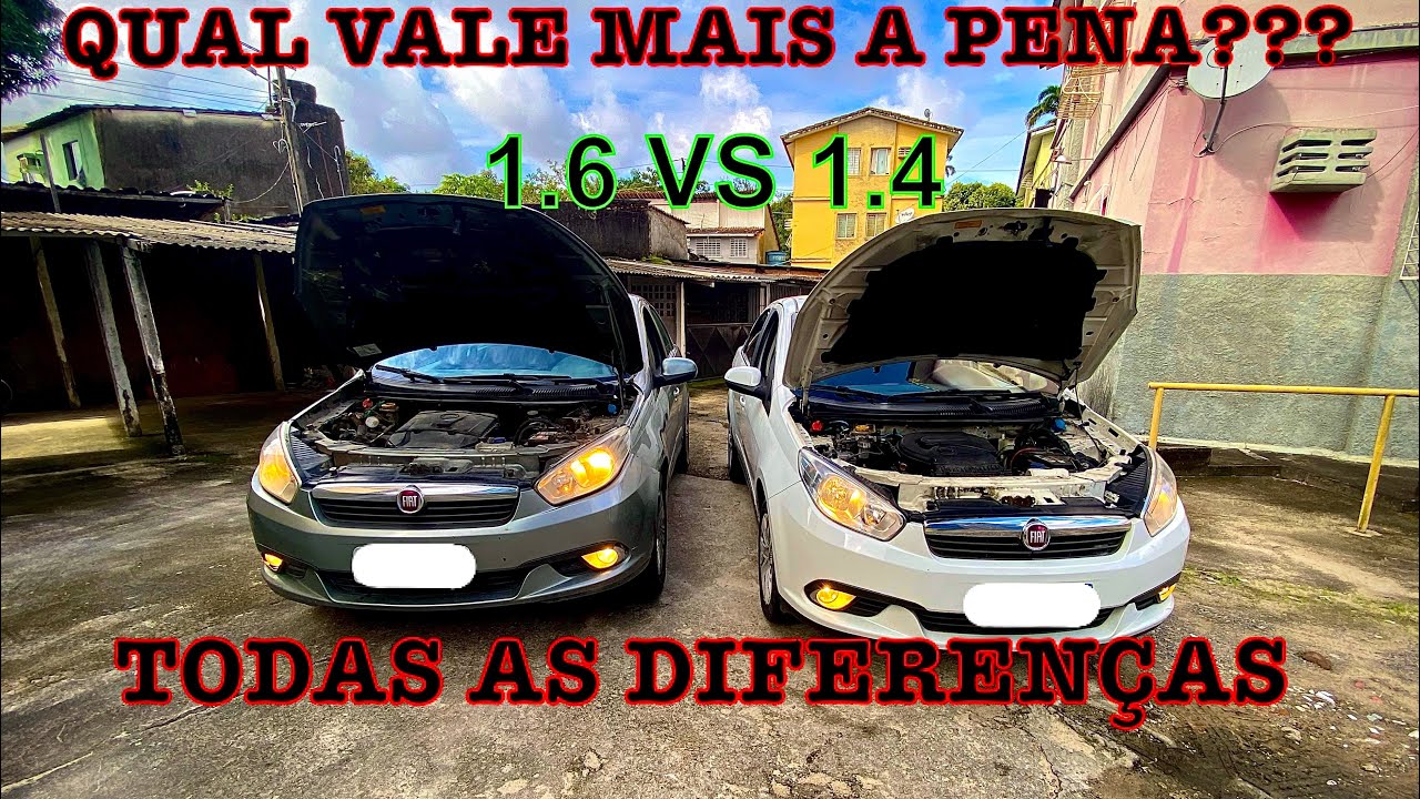 GRAND SIENA 1.4 VS 1.6 - QUAL VALE MAIS A PENA? - TODAS DIFERENÇAS - Consumo, Revisão, Preço - Bruno