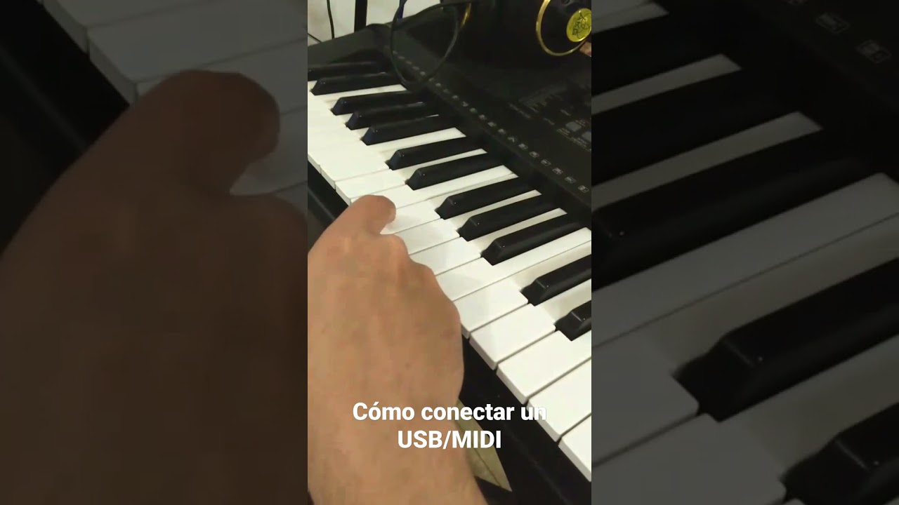 C&oacute;mo conectar un USB/MIDI