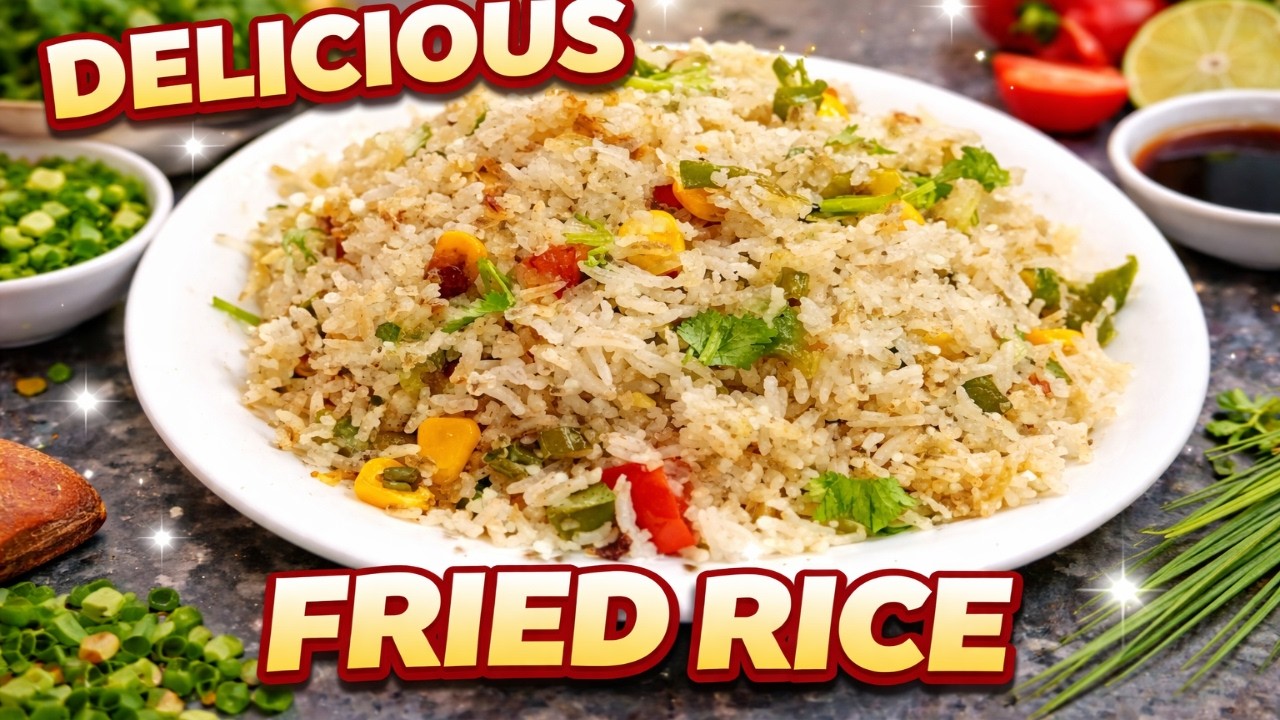 सिर्फ पांच मिनट में बनाये टेस्टी फ्राइड राइस रेसिपी || Fried Rice Recipe ||