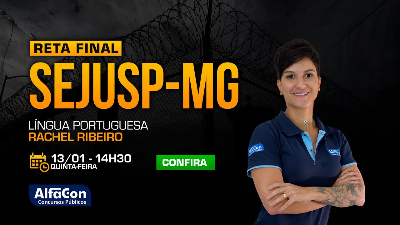 Aula de Português - SEJUSP MG - AlfaCon
