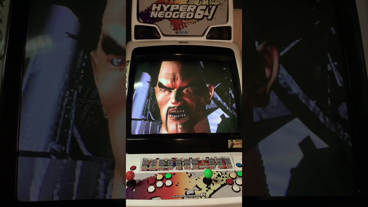 Tekken 2 pcb Arcade intro
