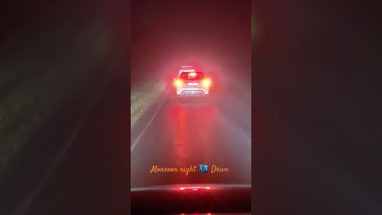 Monsoon night 🌃 Drive 🤘#monsoon #travel #drive #cars #gujarat #mountainview #trnding