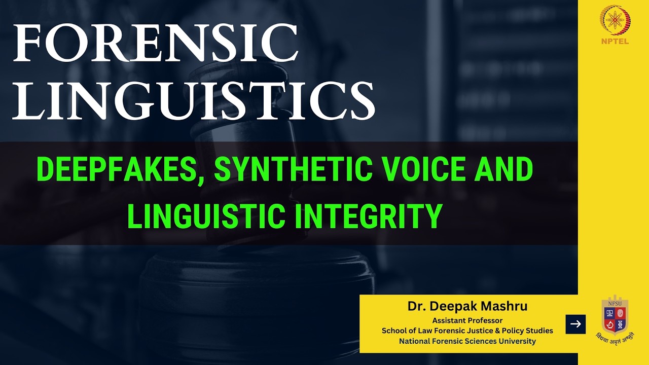 Deepfakes, Synthetic Voice and Linguistic Integrity