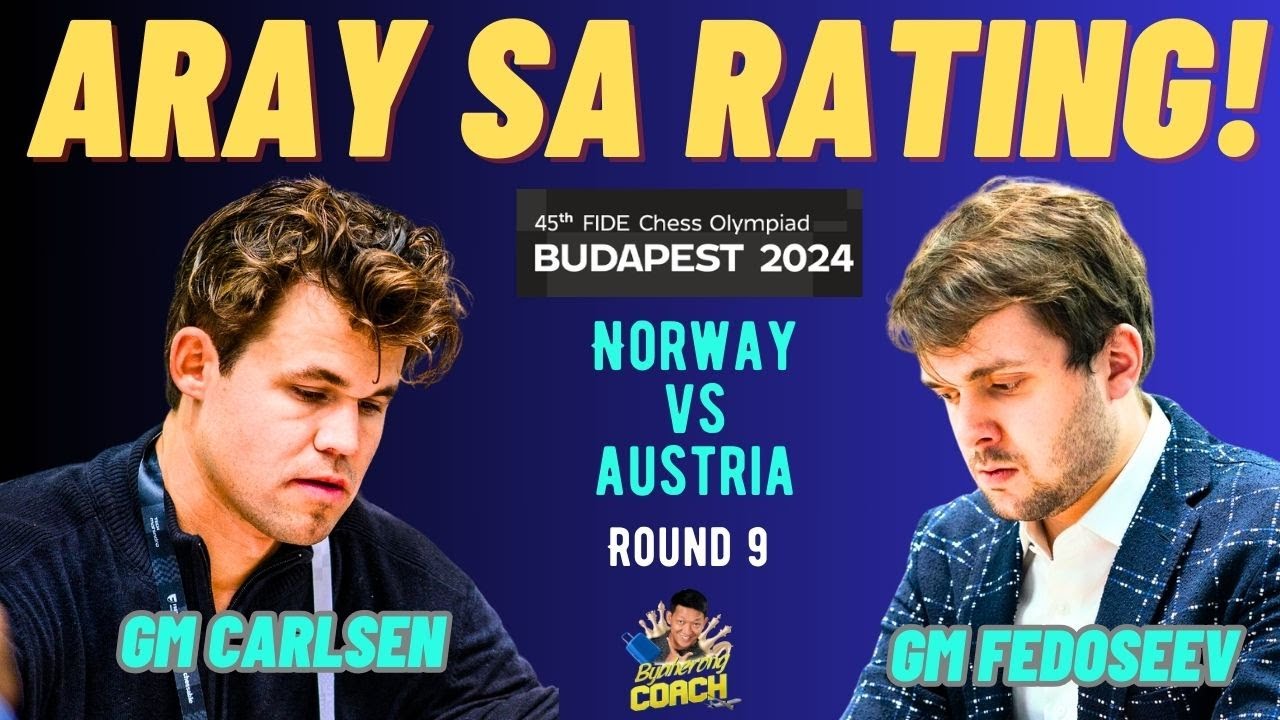 TAO LANG SI MAGNUS! Carlsen vs Fedoseev! Olympiad 2024