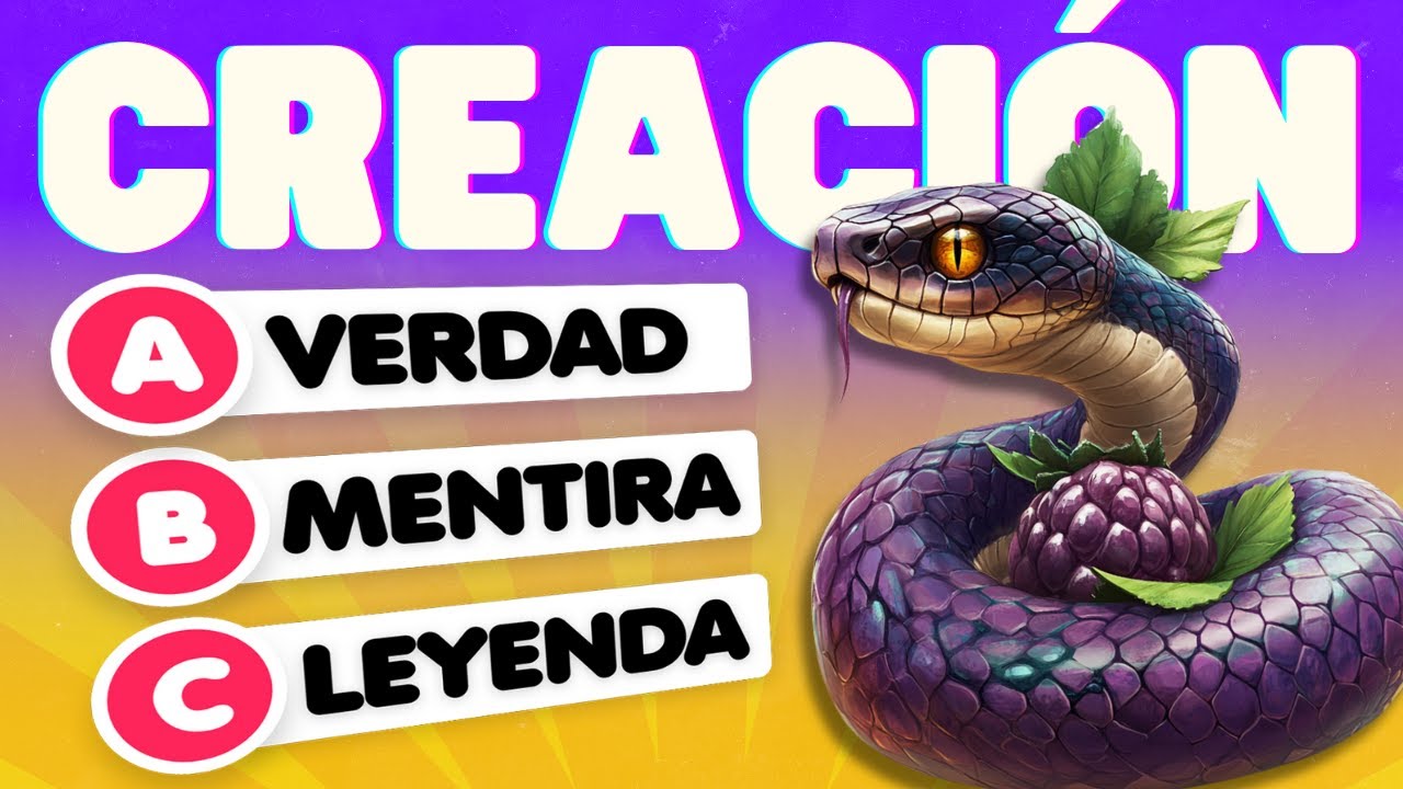 PREGUNTAS DE LA BIBLIA PARA NI&Ntilde;OS 👶🏼 | LA CREACI&Oacute;N 🌎 | F&Aacute;CILES