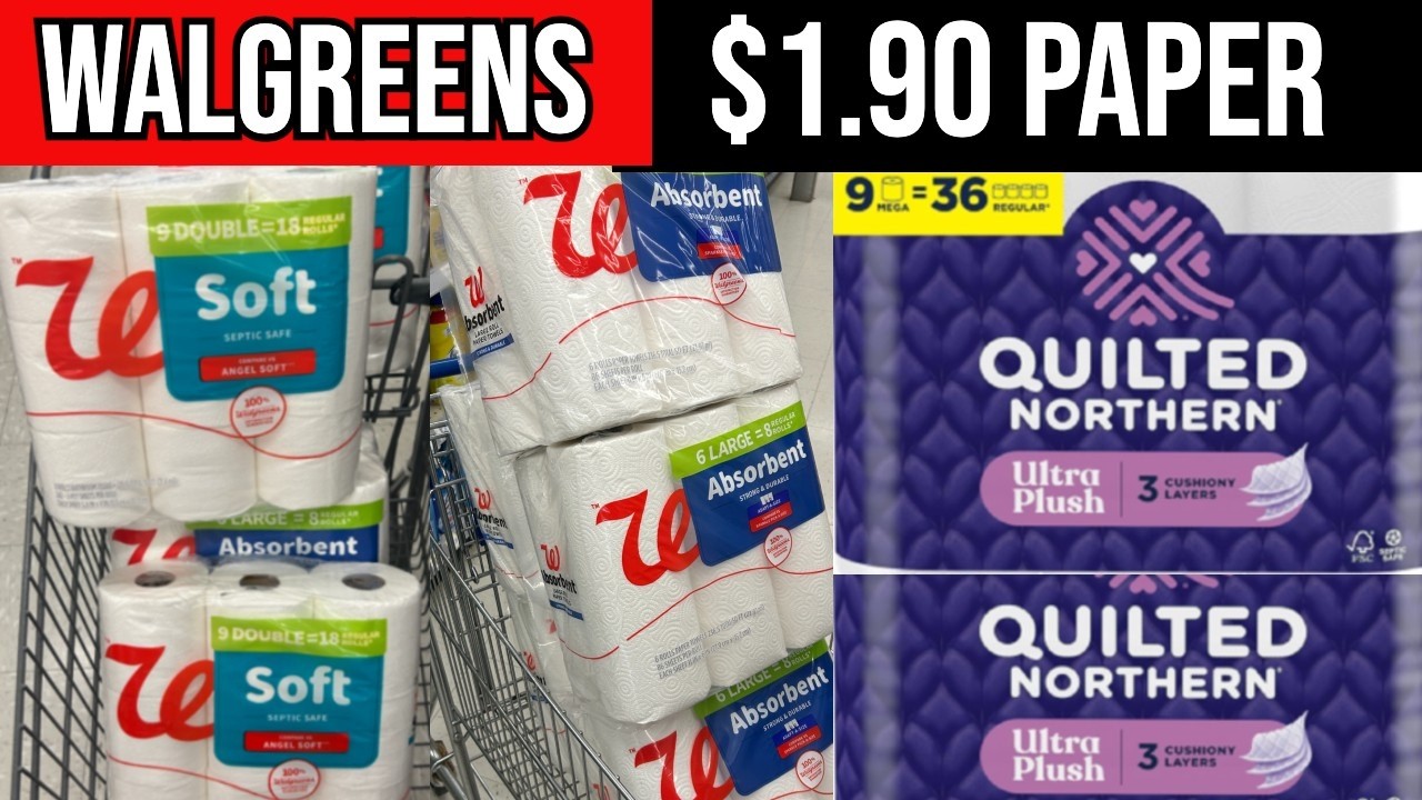В аптеках Walgreens **бумага по 1,90 доллара** до 21 февраля!