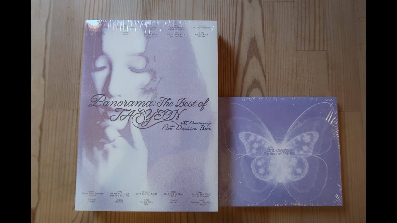 Panorama: The Best of Taeyeon - 10th Anniversary - Digipack and Archive Book Version Unboxing
