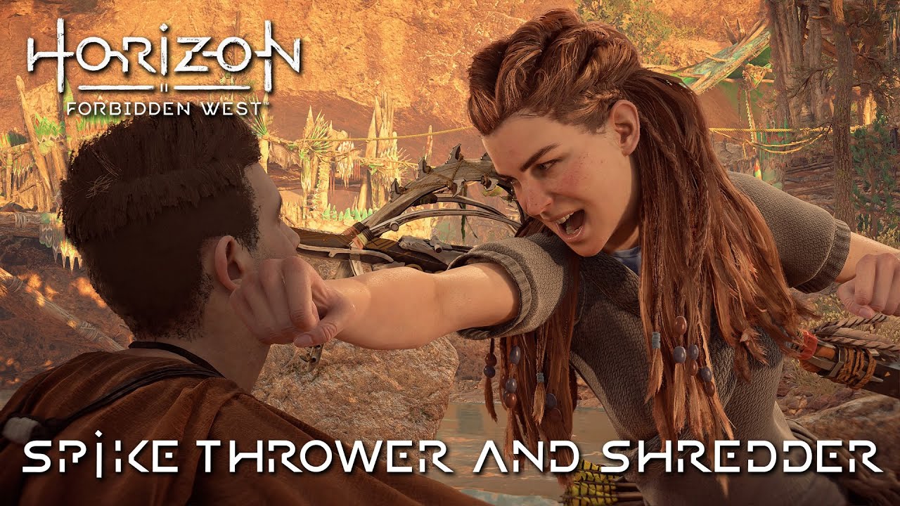 Spike Thrower and Shredder - Horizon Forbidden West PS5 Coouge Gameplay