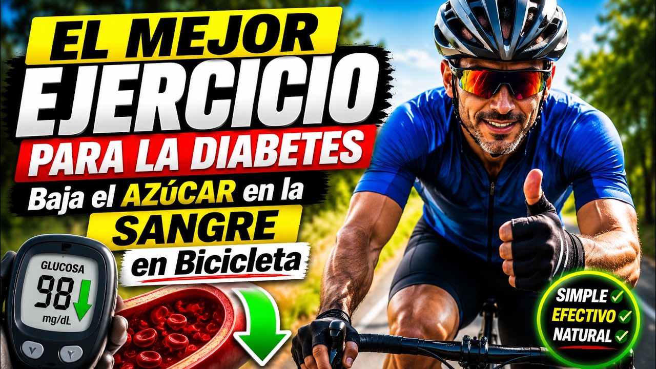 EL MEJOR EJERCICIO PARA LA DIABETES: Baja el Az&uacute;car en la Sangre en Bicicleta