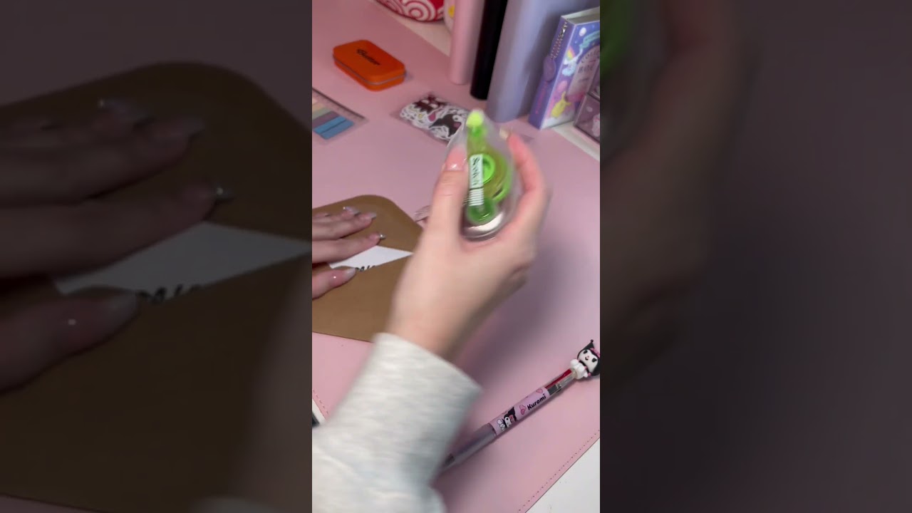 TXT Soobin Photocard Packing ASMR #kpopcomeback #asmrsounds #kpop #soobin #soobintxt #txtedit