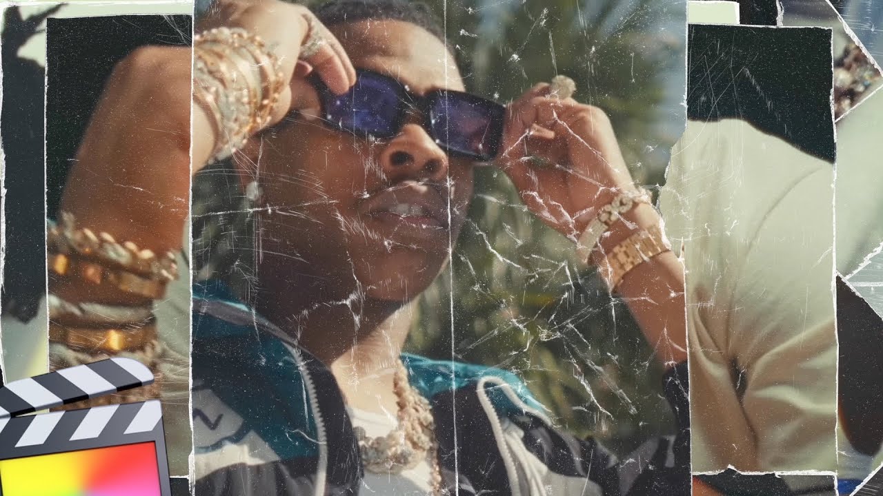 Freeze Frame Paper Rip Collage Transition for Final Cut Pro X