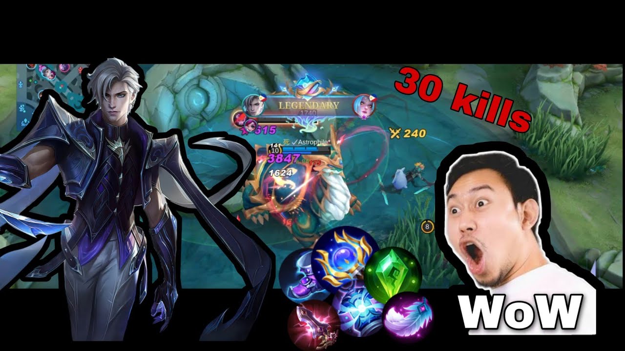 Mobile Legends Aamon Gameplay (Insane 30 kills) @mastercocotv  #mobilelegends