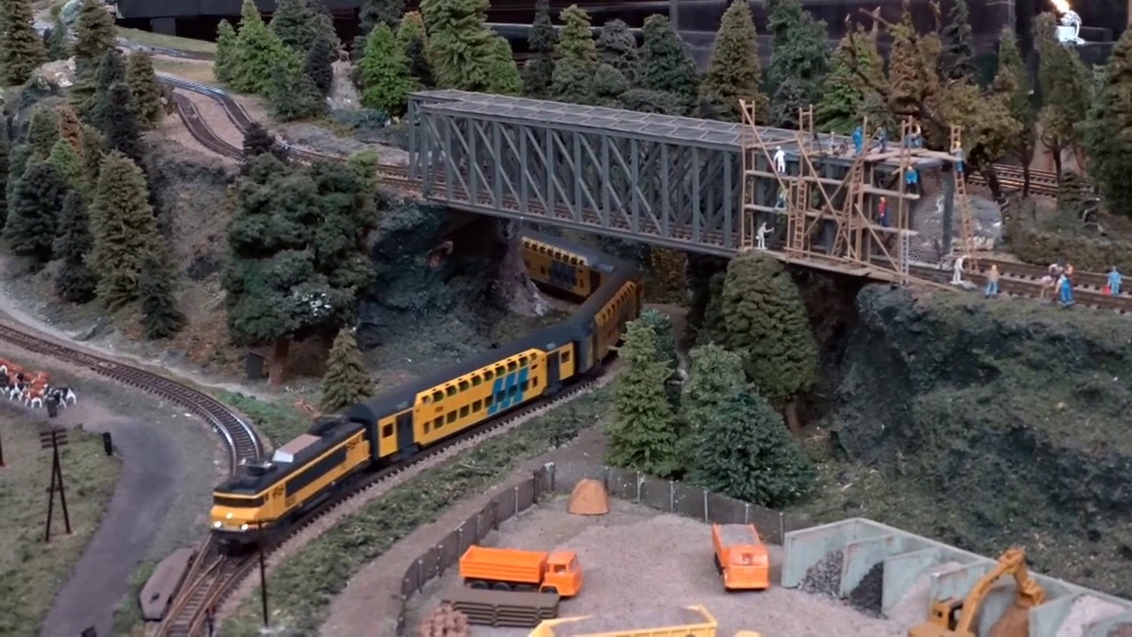 N SPOOR/SPUR Modelleisenbahn anlage # Model Railway @ MVZL Modelbaanvereniging Zuid-Limburg Sittard