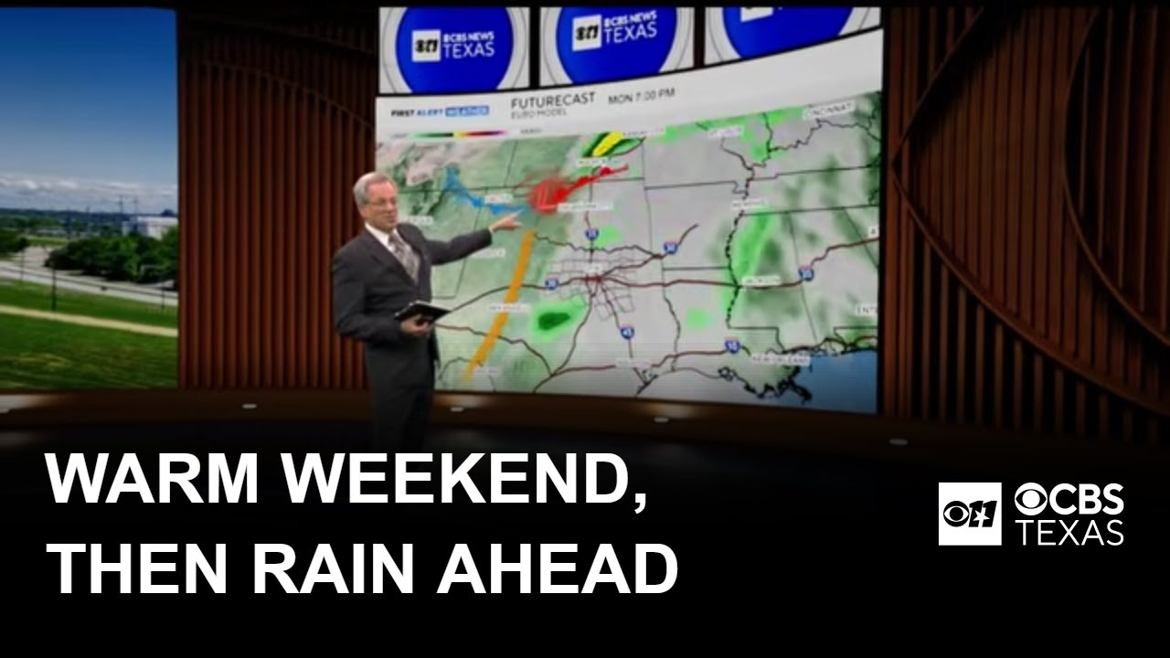 After warm, humid weekend ahead, rain and unsettled weather enter the North Texas forecast