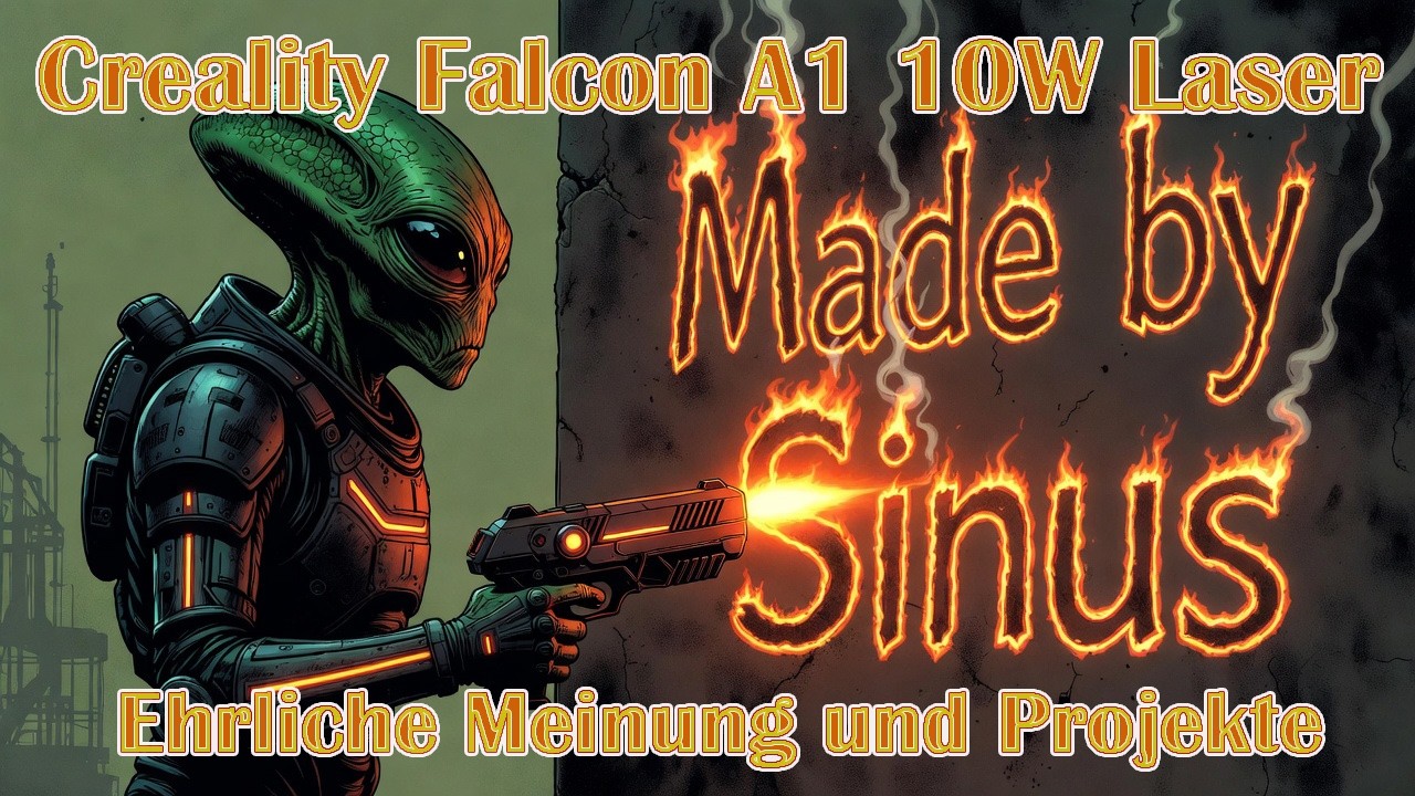 Creality Falcon A1 10W- Vorstellung, Beispiele und meine ehrliche Meinung