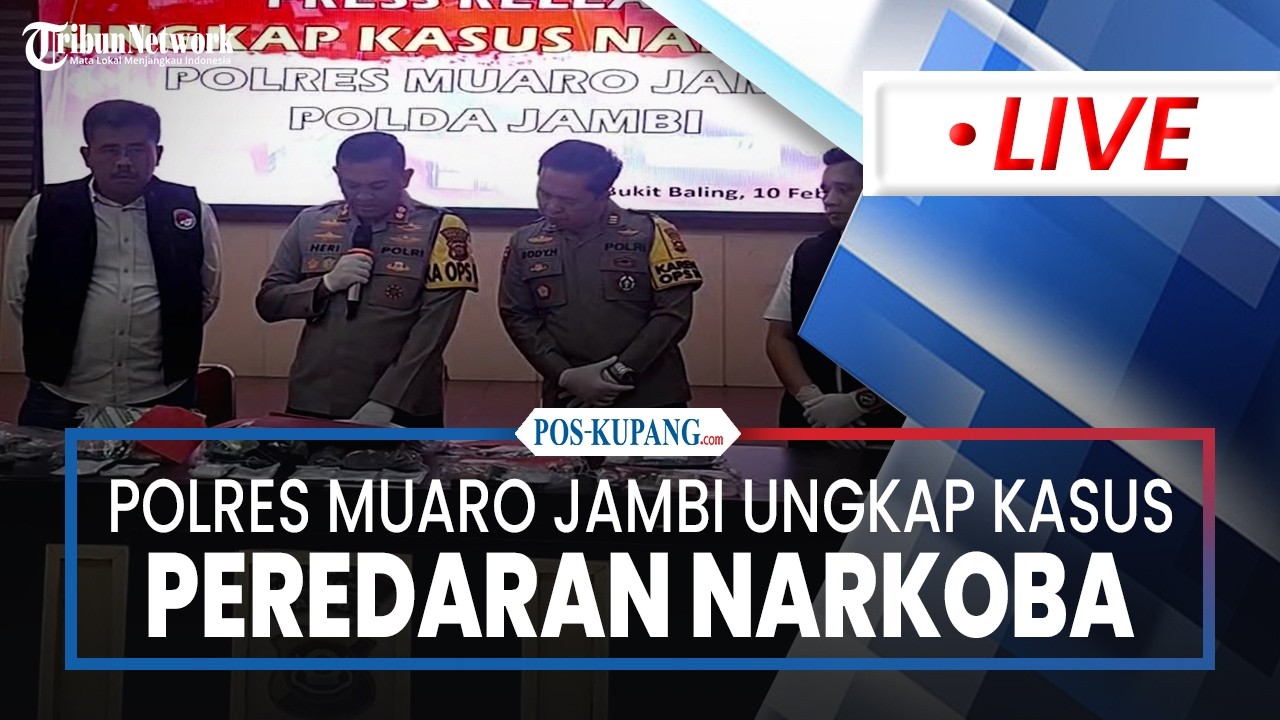 🔴Polres Muaro Jambi Ungkap Kasus Peredaran Narkoba, Amankan 12 Pelaku, 3 Diantaranya Wanita