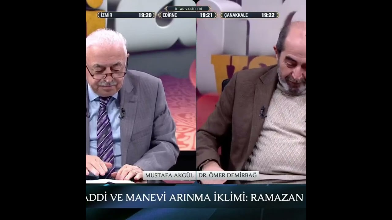 İFTAR SOHBETİ | &Ouml;MER DEMİRBAĞ | MUSTAFA AKG&Uuml;L