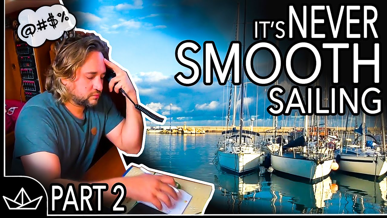 ENGINE FAILURE at 2:00 IN THE MORNING & HOWLING WINDS  | Sailboat delivery |The Paper Boat Project