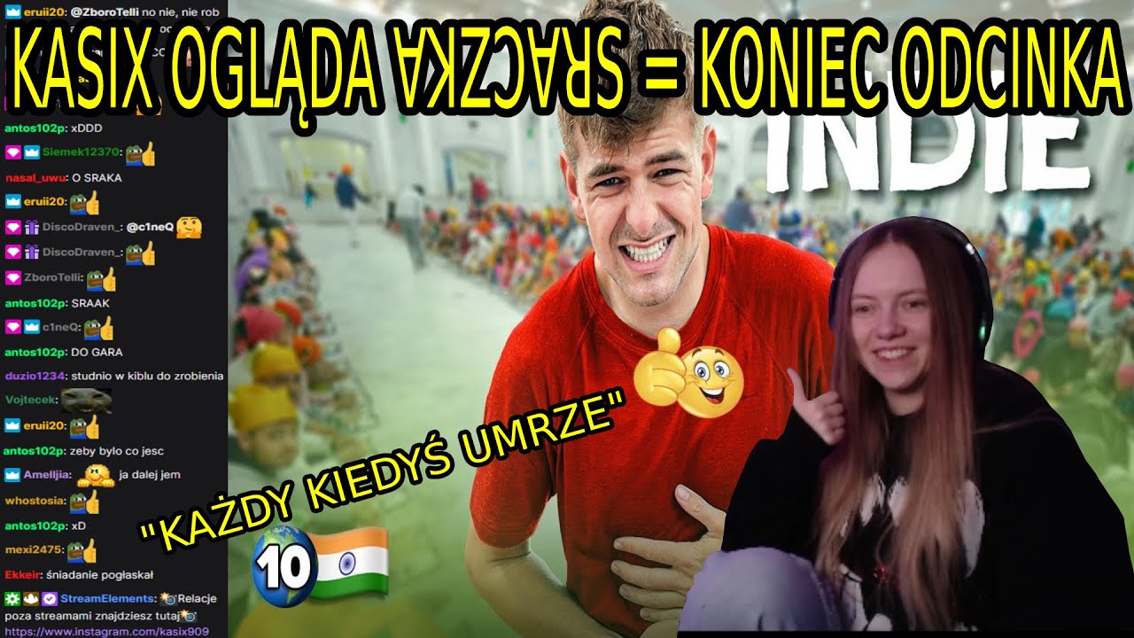 Kasix ogląda ⱯꓘZꓛⱯꓤS = KONIEC ODCINKA + chat reakcja