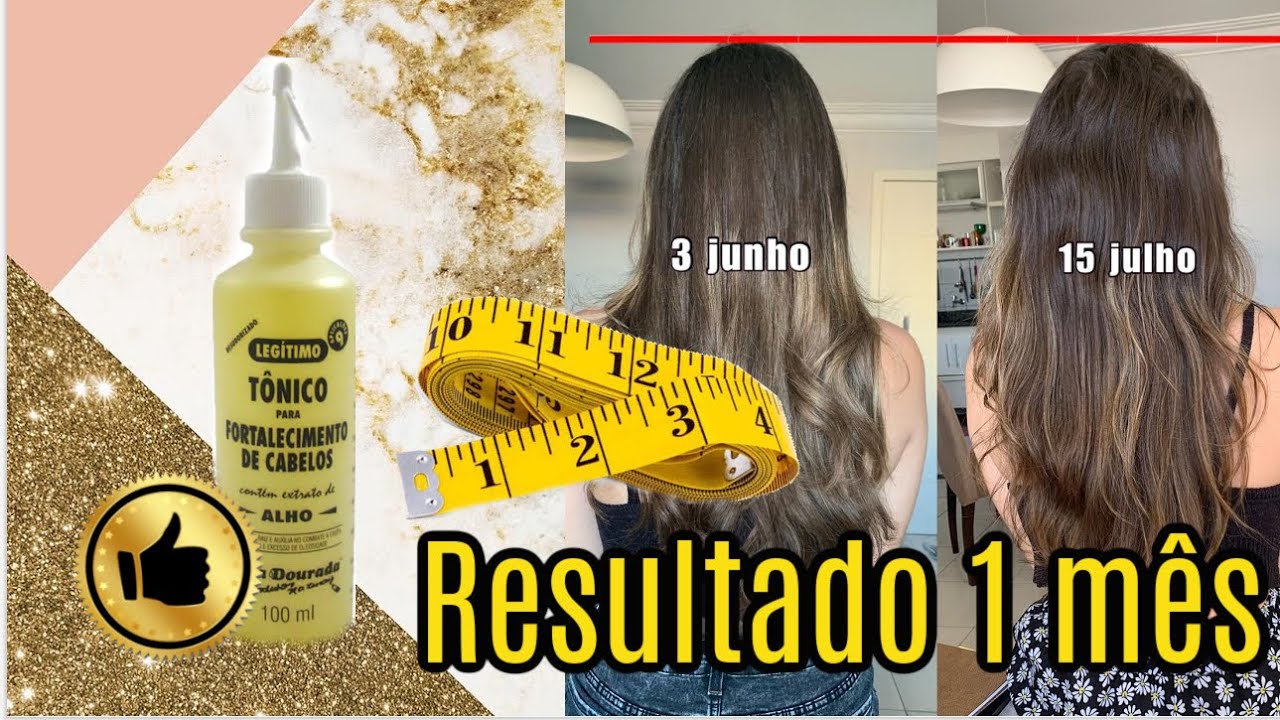RESULTADO COM FOTOS: 1 mês usando TÔNICO DE ALHO!