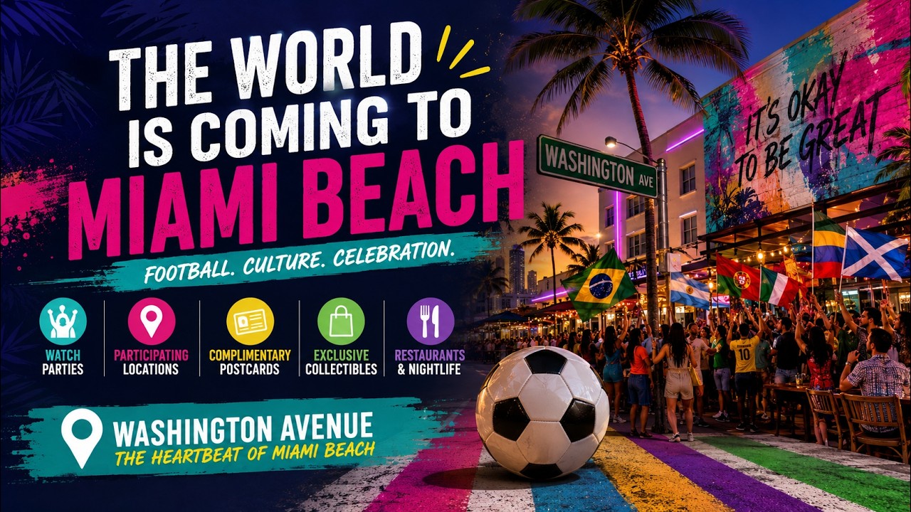 Welcome Football Fans From Around the World | Miami Beach