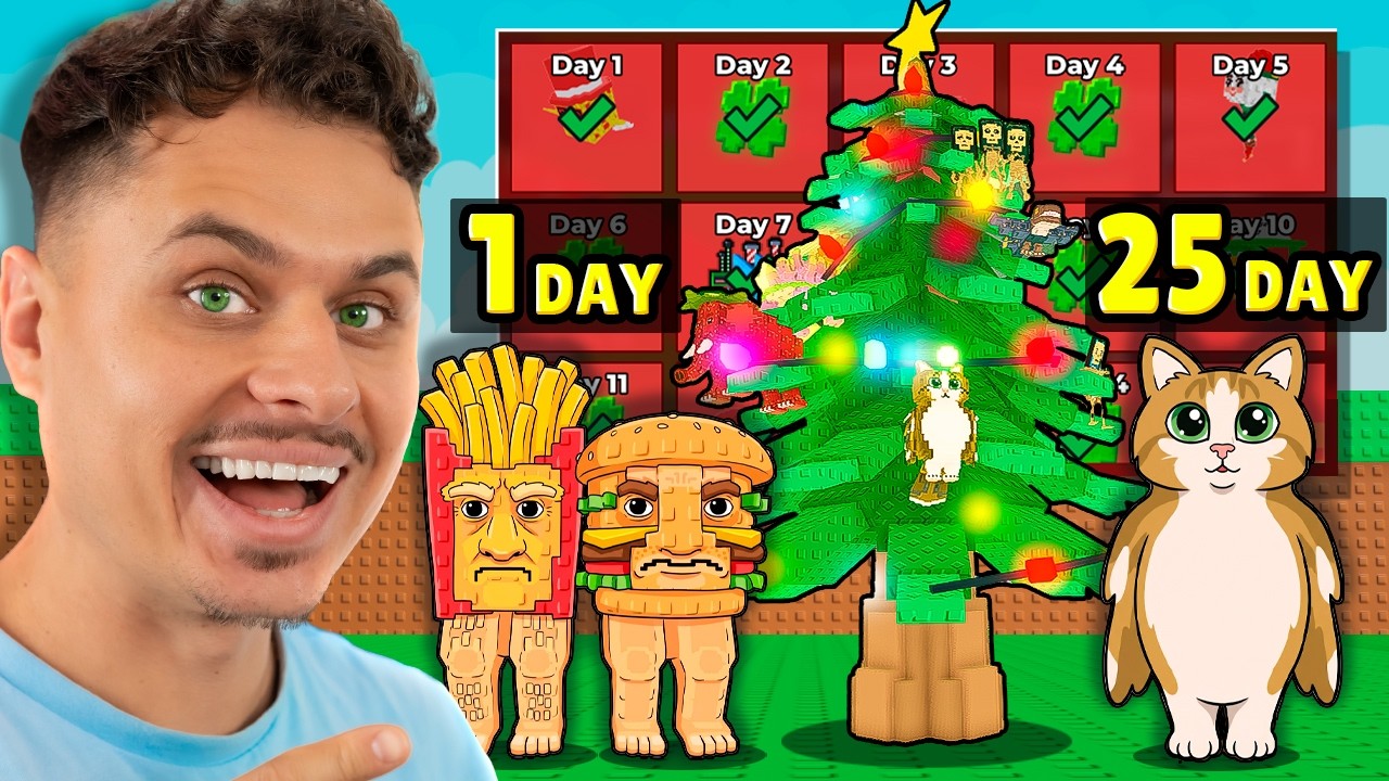 I open the ENTIRE Advent Calendar at ONE time in Steal a Brainrot!