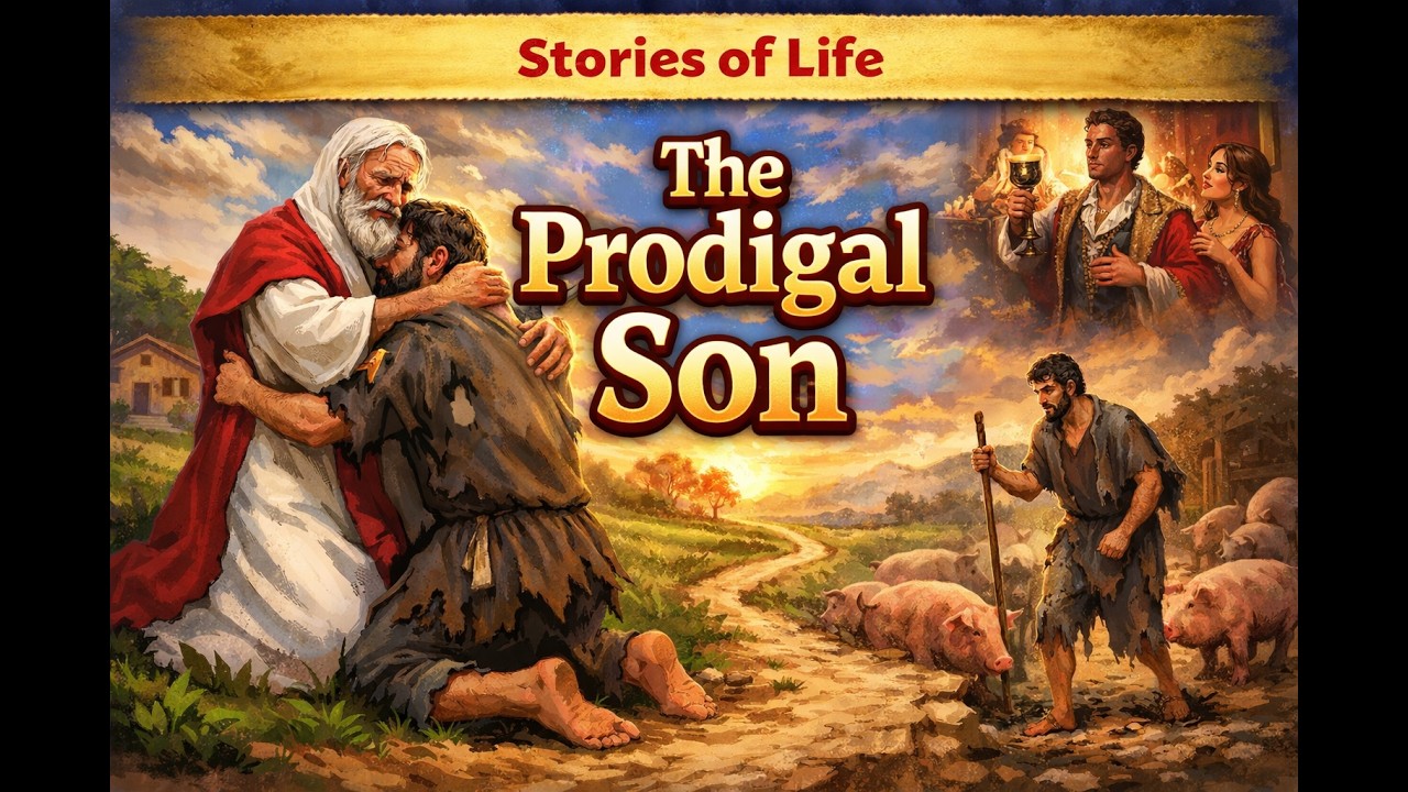 The Prodigal Son – A Heartwarming Bible Story for Kids & Families #BibleStory#ProdigalSon