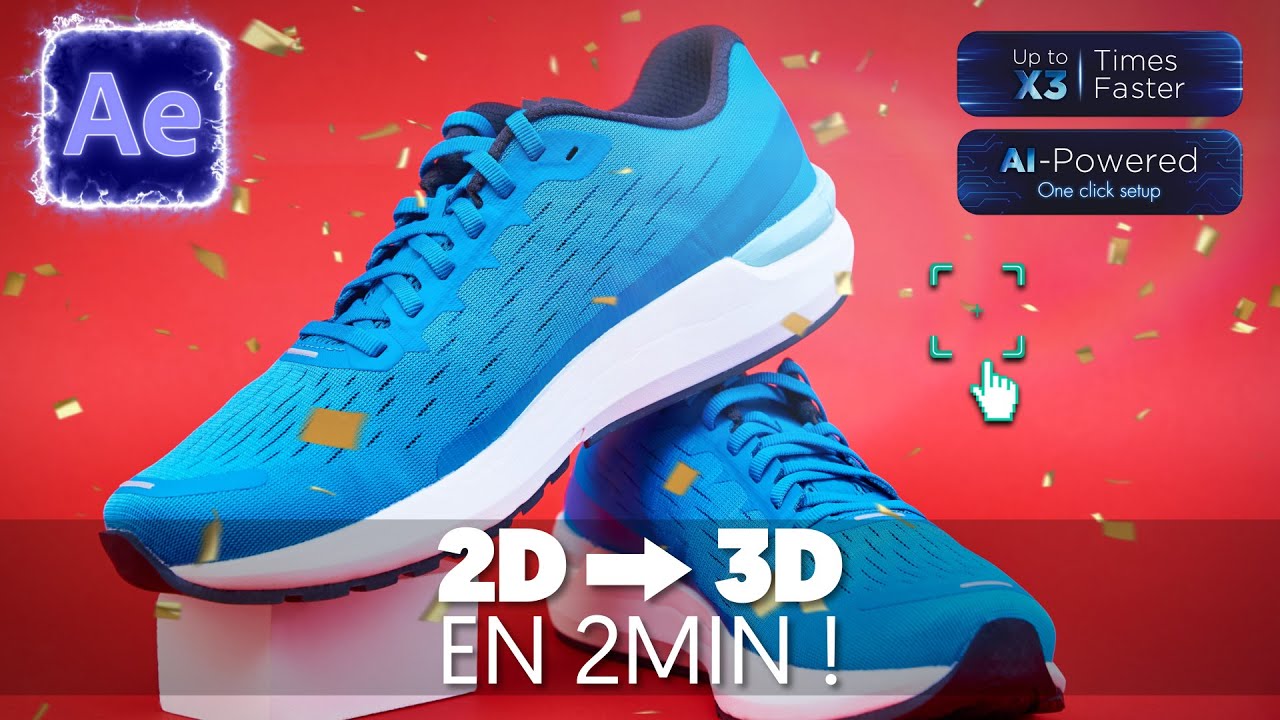 PHOTOS 2D EN 3D en 2MIN avec VOLUMAX AI 2022 I After Effects VoluMax 7