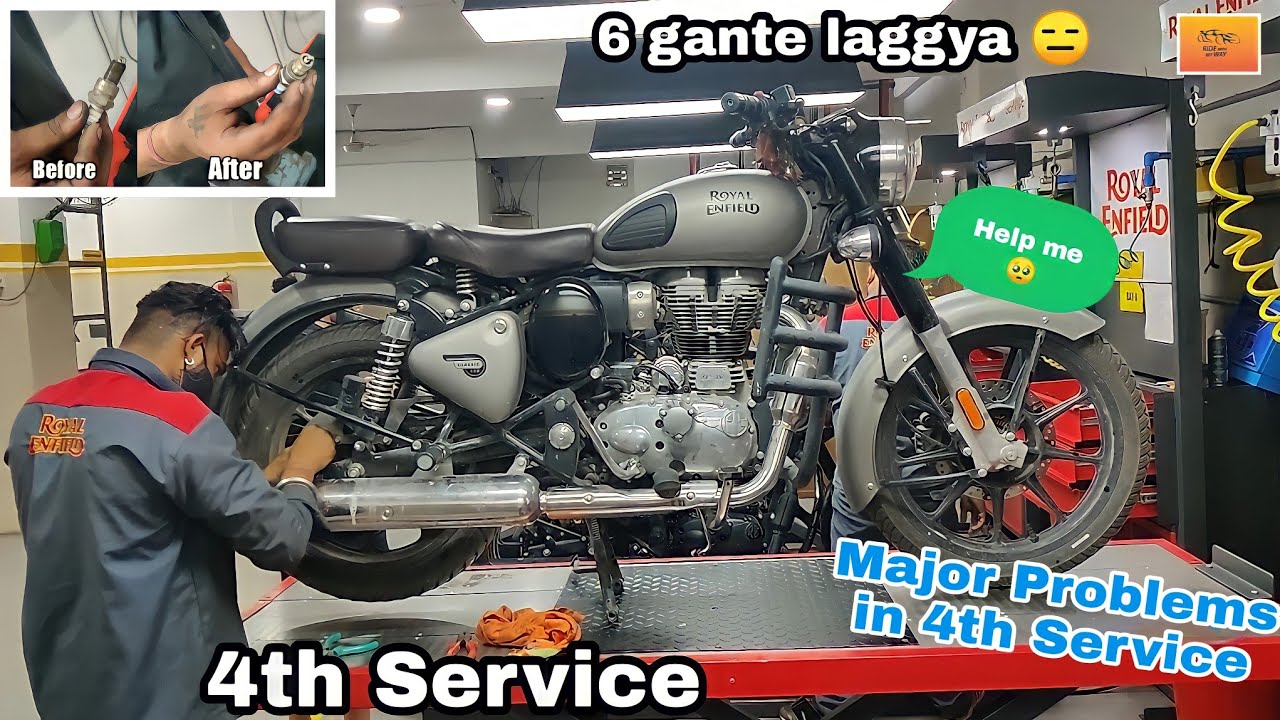 Classic 350 BS6 4th Service Cost? Major Problems in 4th service by ridewithmyway