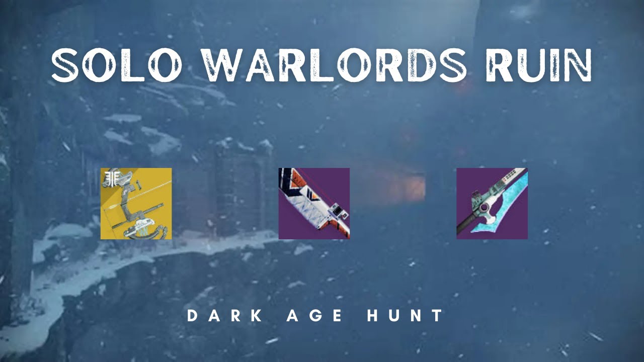 Solo Warlords Ruin with SWORDS & BOWS :) #DarkAgeHunt