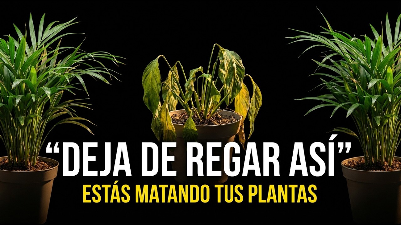 Deja de Regar Así Tus Plantas — Las Estás Matando