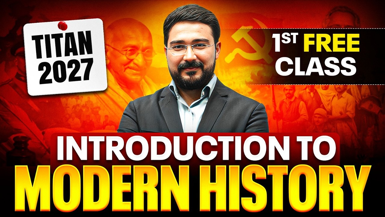 History 1st Free Class by Vikas Ahlawat Sir | Introduction To Modern History 🔥 |PW OnlyIAS